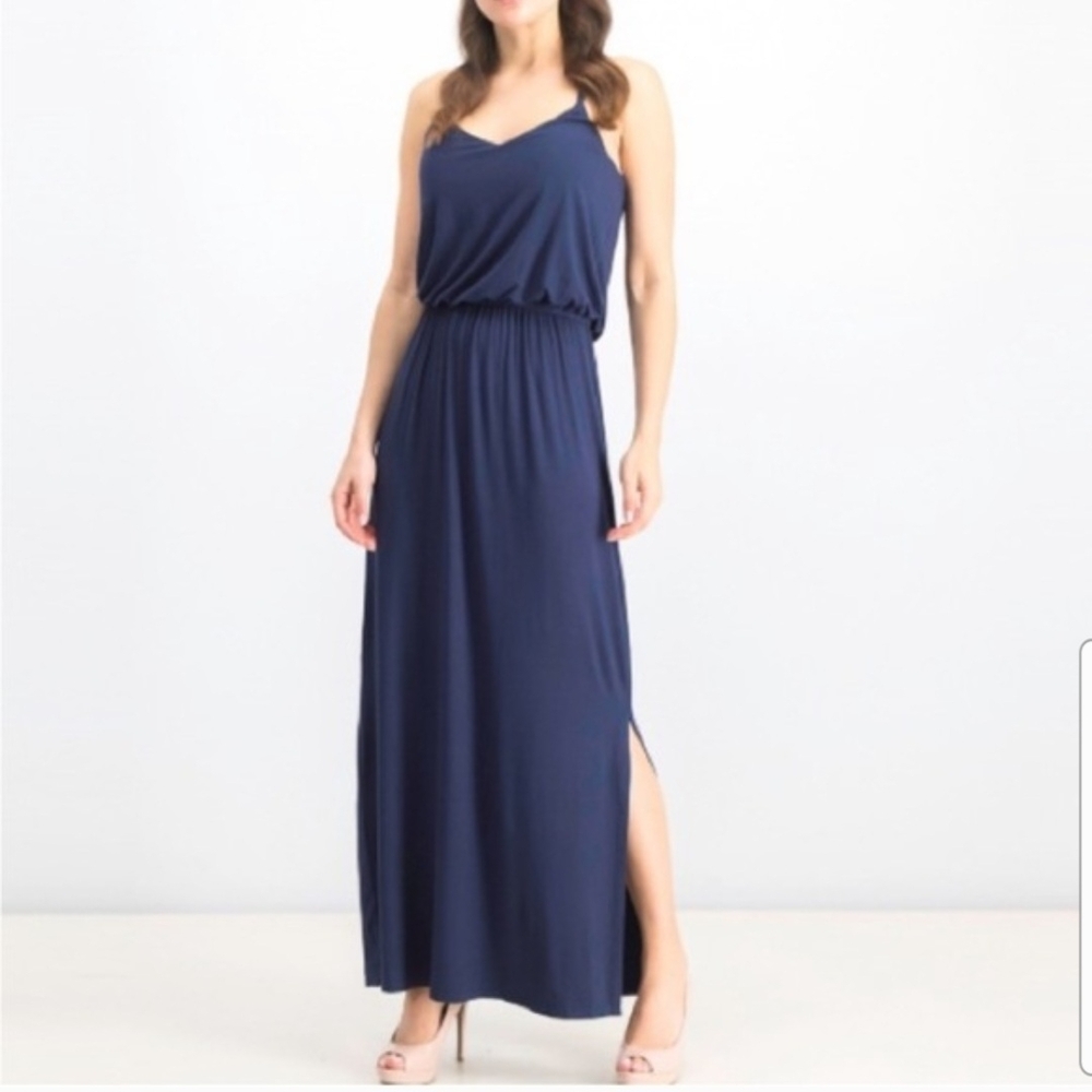 Papermoon Navy Strappy Maxi Dress
